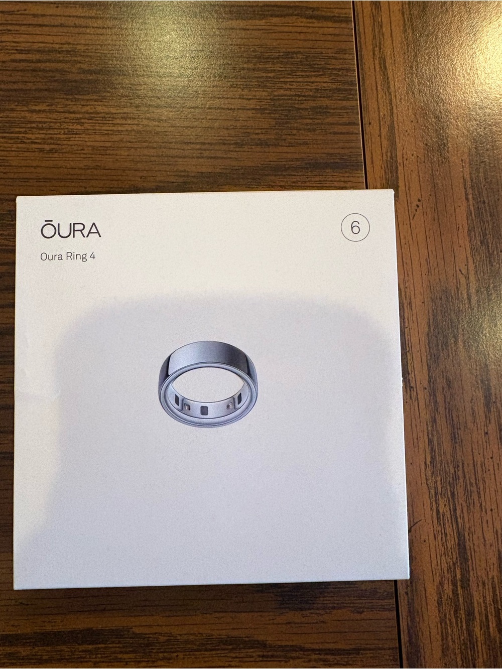 Oura Ring 4 — Silver Smart Ring
